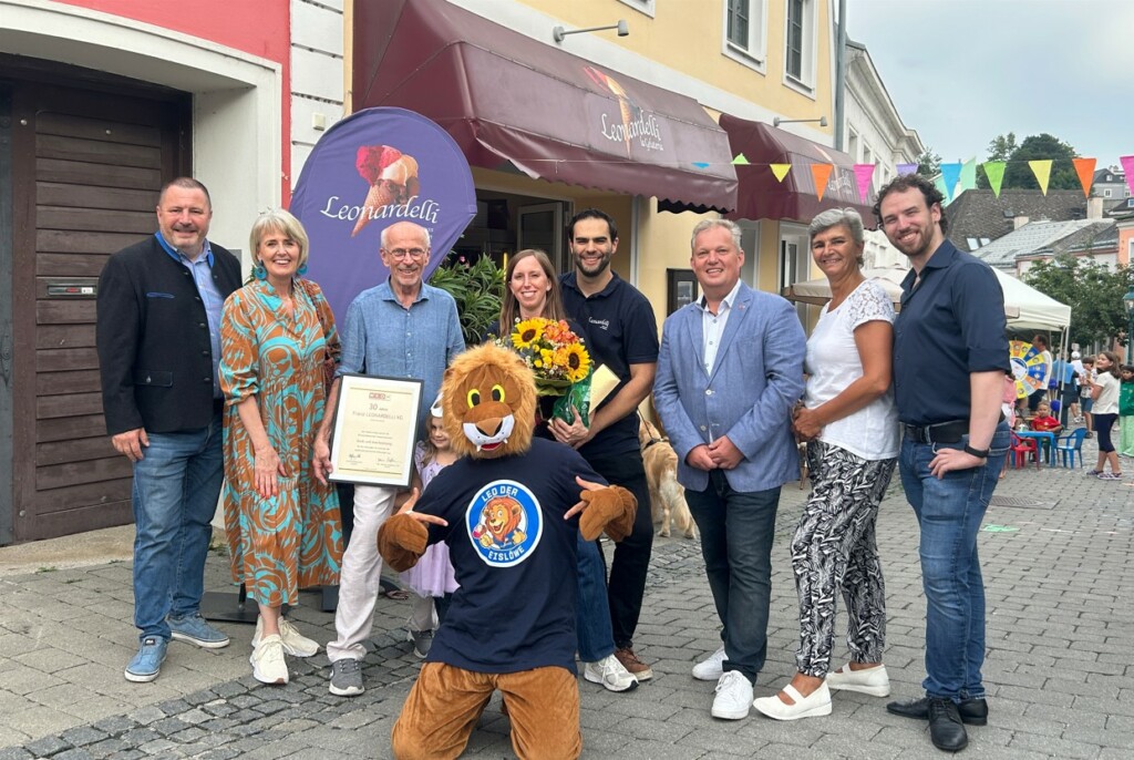 30 Jahre Eissalon Leonardelli in Klosterneuburg – Stadtmarketing Klosterneuburg