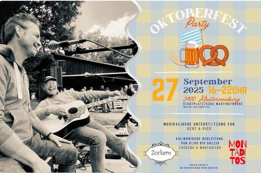 Oktoberfest Party am Stadtplatz – Stadtmarketing Klosterneuburg