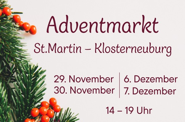 Adventmarkt St. Martin – Stadtmarketing Klosterneuburg