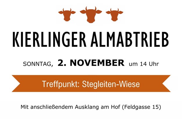 Kierlinger Almabtrieb – Stadtmarketing Klosterneuburg