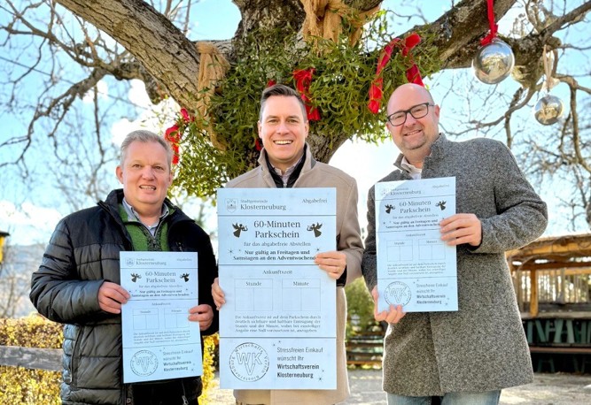 Gratis Parken an den Adventwochenenden in Klosterneuburg – Stadtmarketing Klosterneuburg