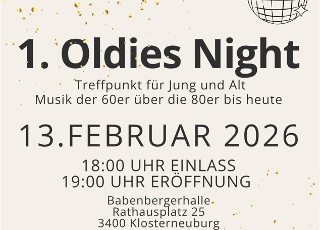 Oldies Night – Stadtmarketing Klosterneuburg