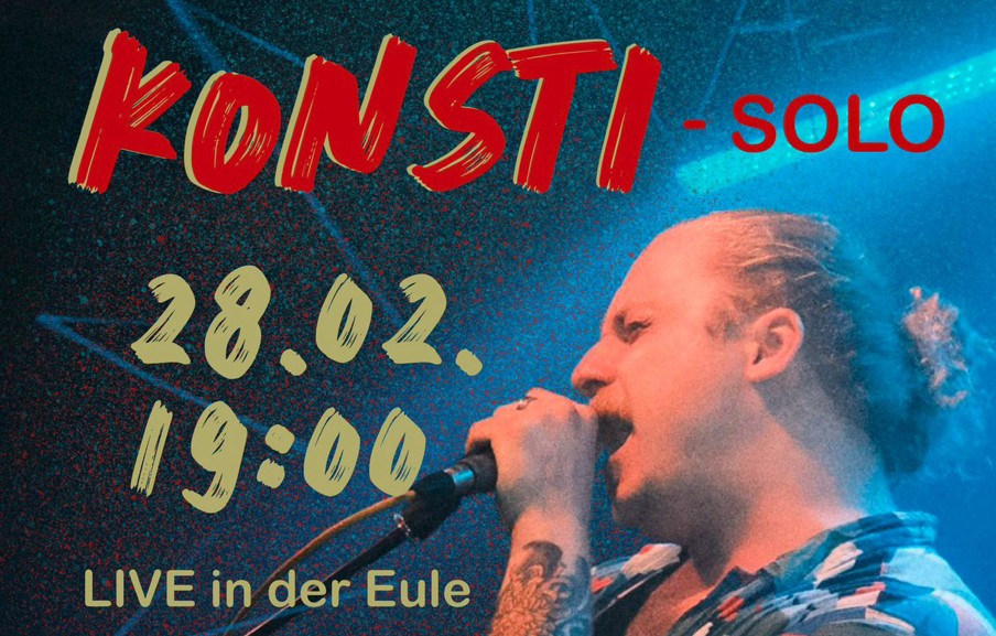 Konzert „Konsti LIVE“ @Eulenspiegel – Stadtmarketing Klosterneuburg