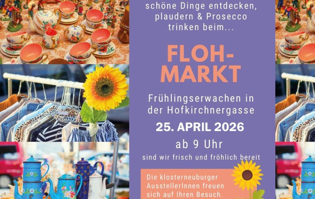 FLOHMARKT in der Hofkirchnergasse – Stadtmarketing Klosterneuburg