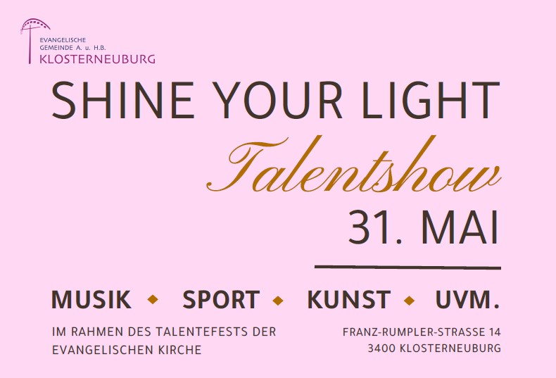 Talentefest der Evangelischen Gemeinde – Stadtmarketing Klosterneuburg