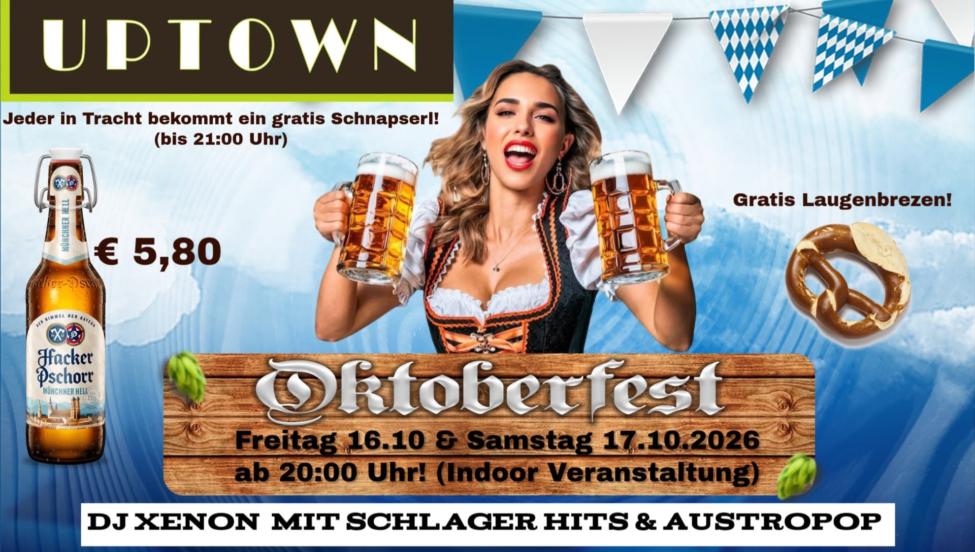 OKTOBERFEST @ Uptown – Stadtmarketing Klosterneuburg
